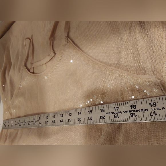 A New Day Beige Sequin Blazer & Maxi Dress XXL - Picture 12 of 15